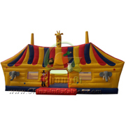 inflatable giraffe bouncy castle